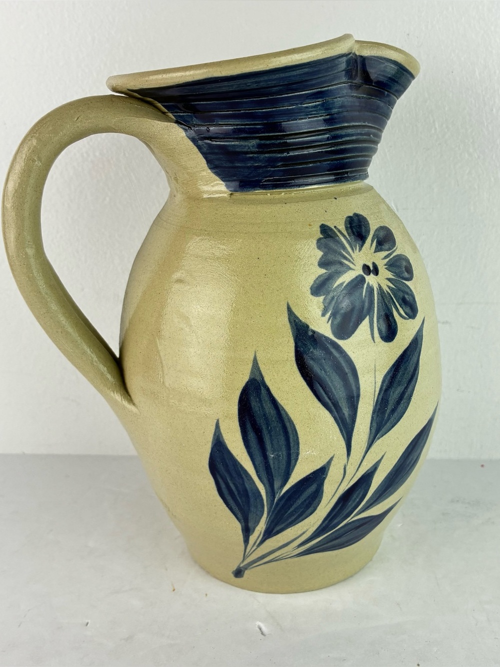 Williamsburg Pottery 1993 Salt Glazed Pitcher